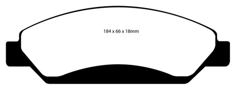 Plaquettes de frein avant EBC 07 Cadillac Escalade 6.2 2WD Ultimax2