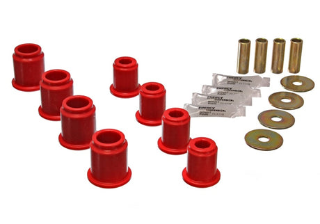 Ensemble de bagues de bras de suspension avant rouges Energy Suspension 6/95-04 Toyota Pick Up 4W (sauf T-100/Tundra)