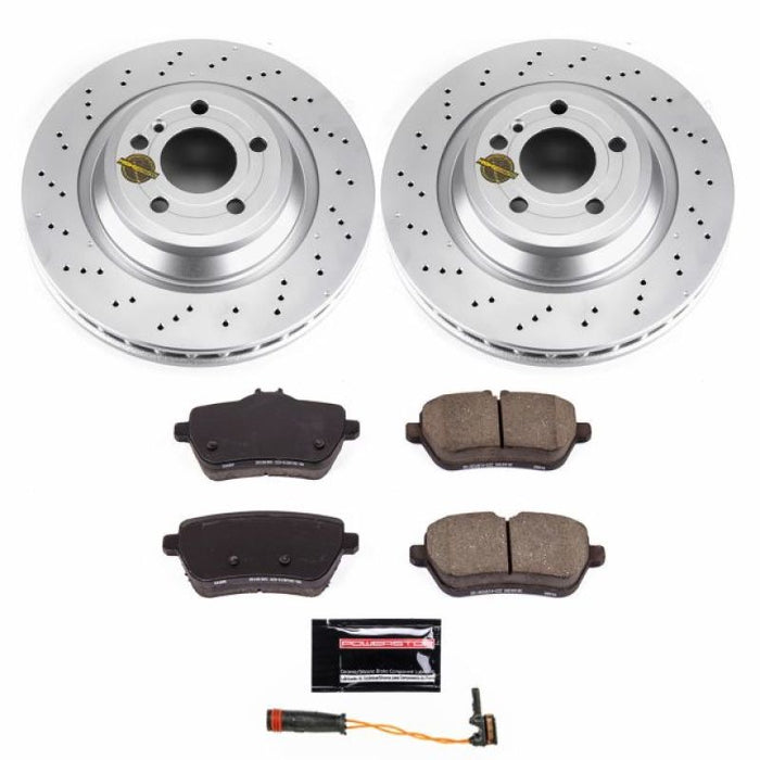 Kit de freins arrière Power Stop 15-16 Mercedes-Benz SL400 Z23 Evolution Sport Coated