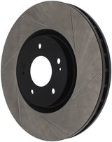 Rotor avant gauche fendu StopTech Power Slot 03-06 Evo 8 &amp; 9