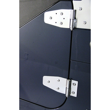 Kit de charnières de porte en acier inoxydable pour Jeep Wrangler YJ 94-95 Rugged Ridge