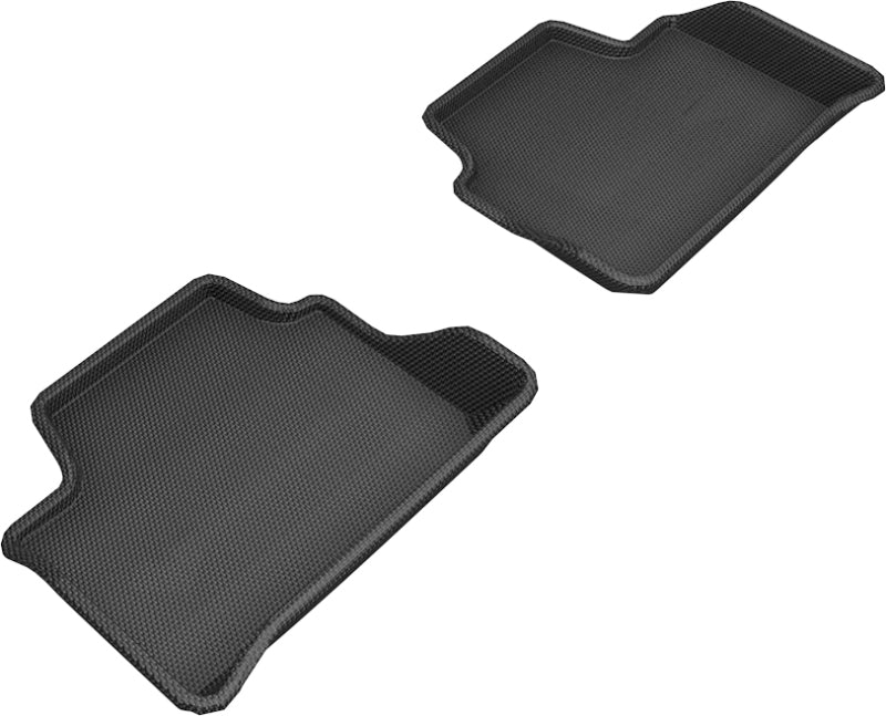 Tapis de sol 3D MAXpider 2019-2020 pour BMW Série 3 (G20) Kagu 2e rangée - Noir