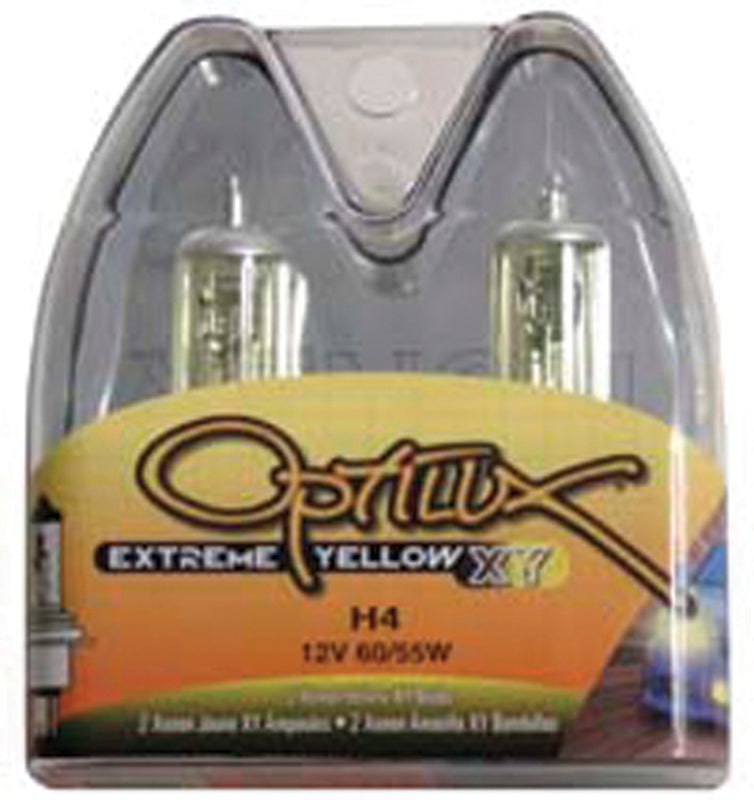 Ampoule jaune xénon Hella Optilux H4 12V / 60/55W XY