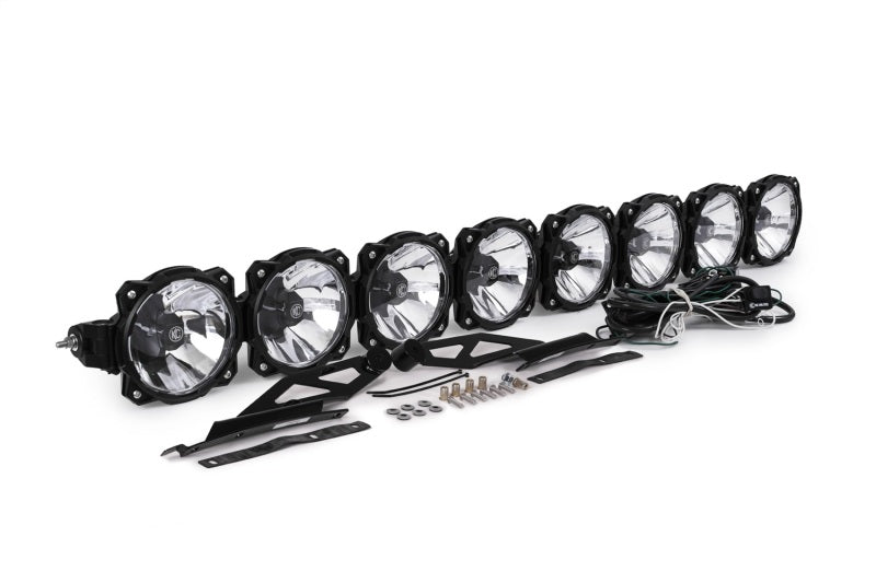 Barre lumineuse suspendue à 8 ampoules à DEL KC HiLiTES 05-17 pour Toyota Tacoma 50 po Pro6 Gravity 160 W