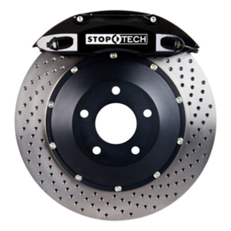 Kit de gros freins arrière StopTech 11 BMW 1M avec étriers ST-40 noirs 355 x 32 mm avec disques percés