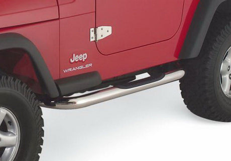 Barre Nerf ronde de 3 pouces pour Jeep Wrangler (YJ) Rampage 1987-1995 - Polie