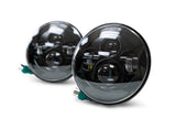Phares de projecteur à LED DV8 Offroad 07-18 Jeep Wrangler JK