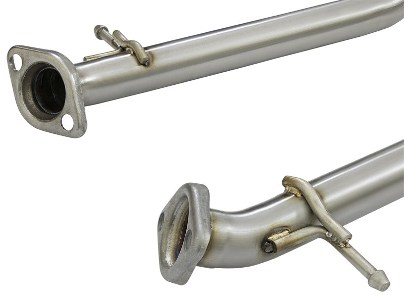 aFe Takeda 16-17 Lexus RC 200T 2.0L (t) Système d'échappement SS Axle-Back de 2 po avec embouts bleus polis