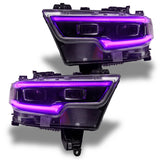 Oracle 19-21 RAM 1500 Headlight DRL Kit Proj. LED - RGBW+A w/ Simple Controller
