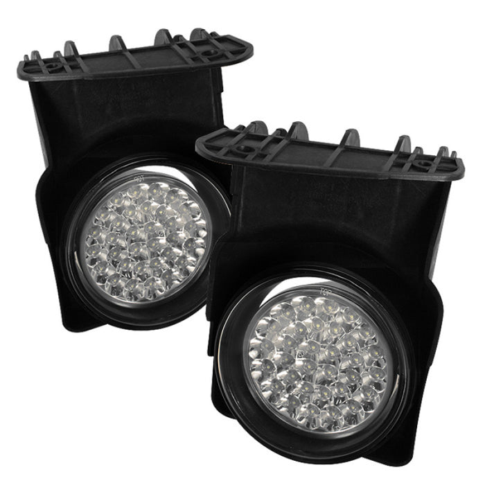 Spyder GMC Sierra 1500/2500 03-06 03-06 Feux antibrouillard à LED avec interrupteur Transparent FL-LED-GS03-C