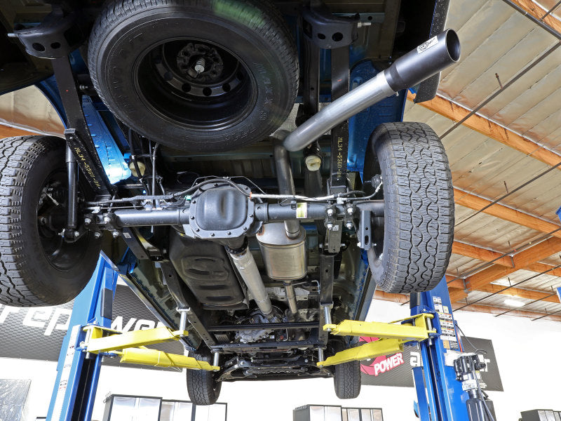Échappement Cat-Back aFe Apollo GT 3 pouces 409 SS 2021 Ford F-150 V6 2,7 L/3,5 L (tt)/V8 5,0 L avec embouts polis