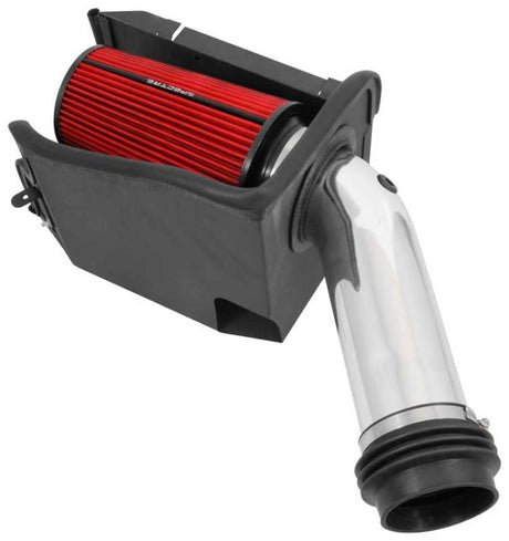 Kit d'admission d'air Spectre 94-97 Ford SD 7,3 L DSL - Poli avec filtre rouge