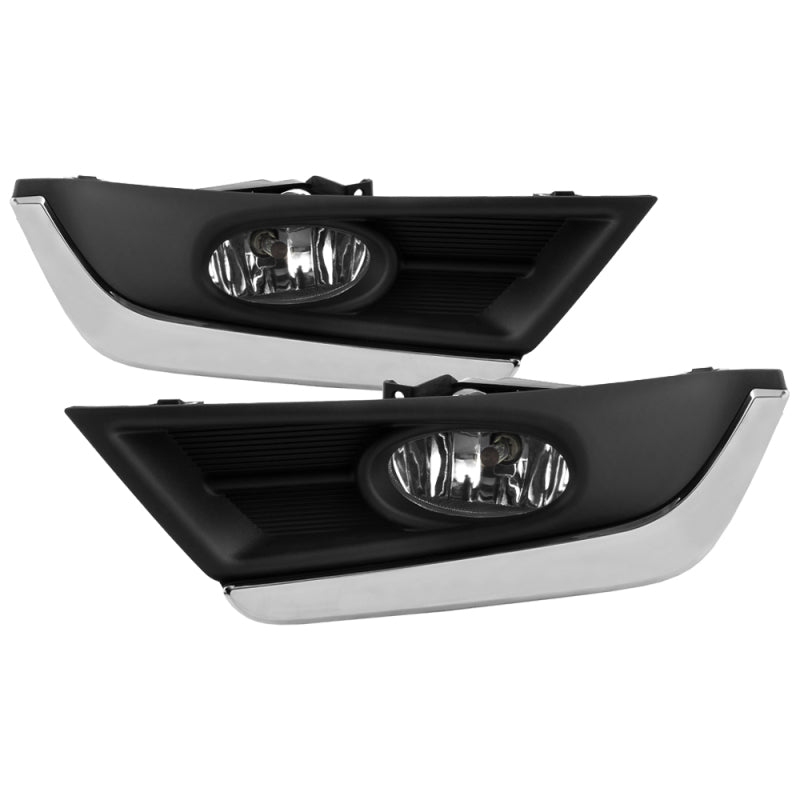 Spyder 17-18 Honda CRV OEM Chrome Trim Fog Lights w/Switch & Cover - Clear (FL-HCRV2017-C)