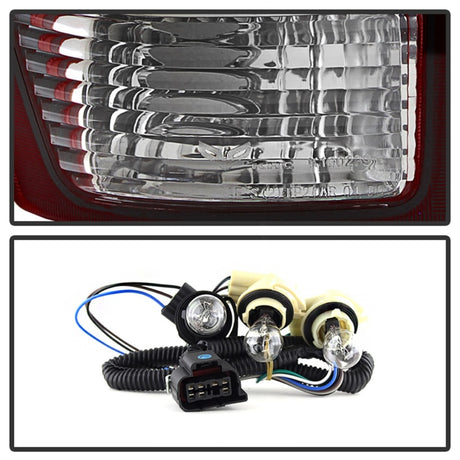 xTune Chevy Avalanche 02-06 OE Style Tail Lights Red Smoked ALT-JH-CAVA02-OE-RSM