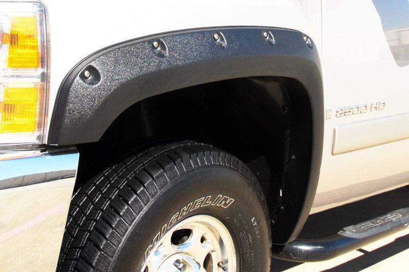 Élargisseurs d'aile texturés Lund 07-13 Chevy Silverado 1500 RX-Rivet Elite Series - Noir (2 pièces)