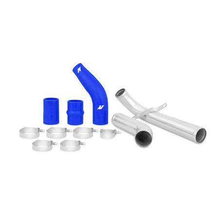 Kit de tuyaux de refroidisseur intermédiaire supérieur bleu Mishimoto 08+ Mitsubishi Lancer Evolution X