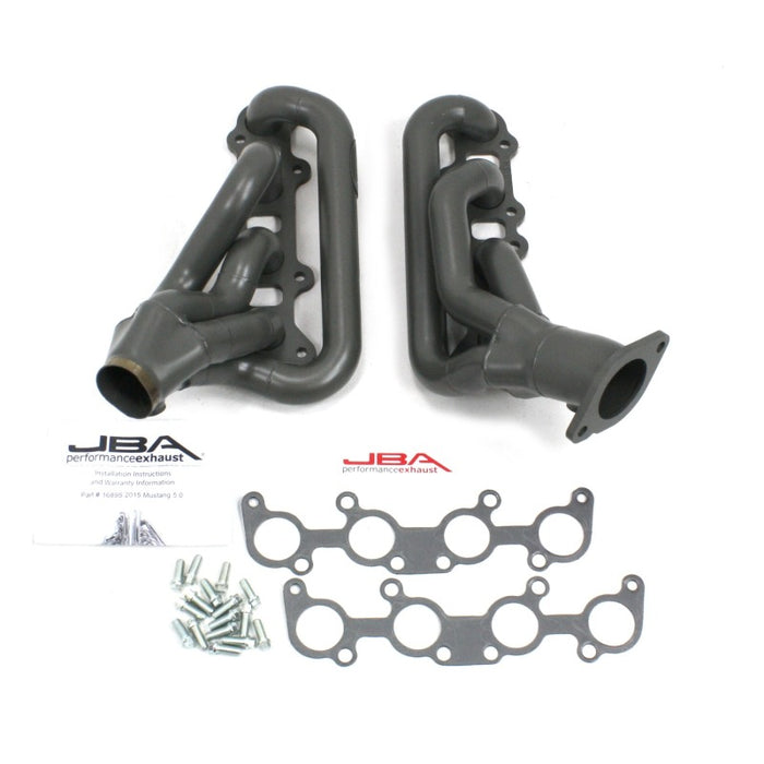 Collecteur d'échappement JBA 15-20 Ford Mustang 5.0L Coyote 1-3/4 po primaire Ti Ctd Cat4Ward