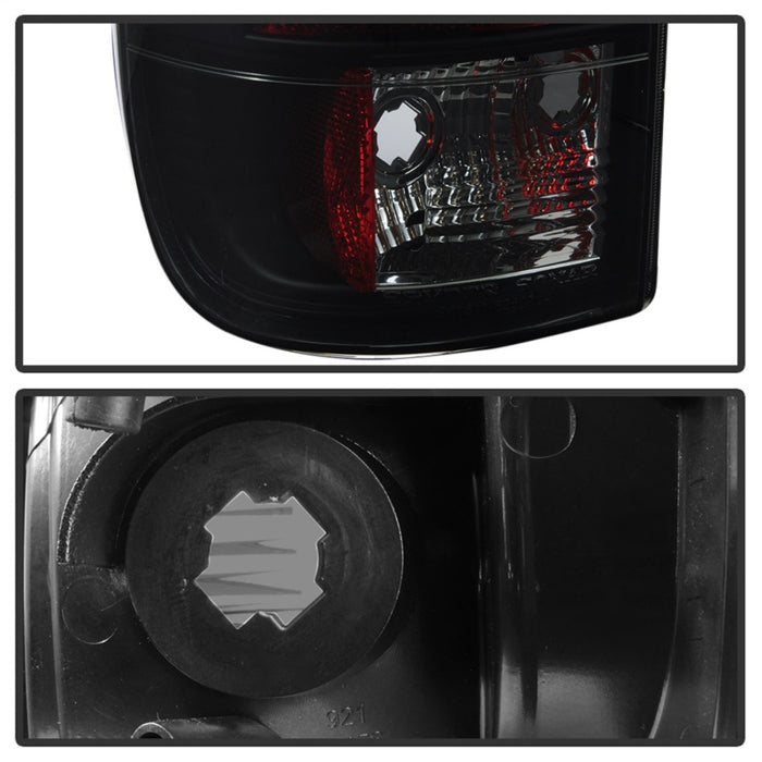 Feux arrière à LED Spyder 08-16 Ford Super Duty F-250 V3 - Fumée noire ALT-YD-FS07V3-LBLED-BSM