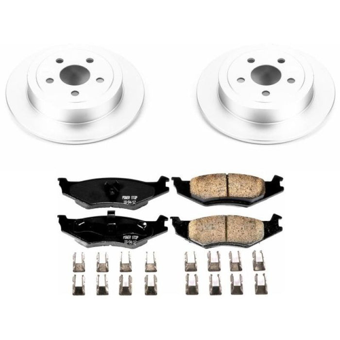 Kit de freins arrière Power Stop 96-00 Plymouth Breeze Z17 Evolution Geomet avec revêtement