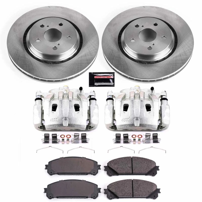 Kit de freins avant Power Stop Autospecialty avec étriers pour Lexus RX350 16-18