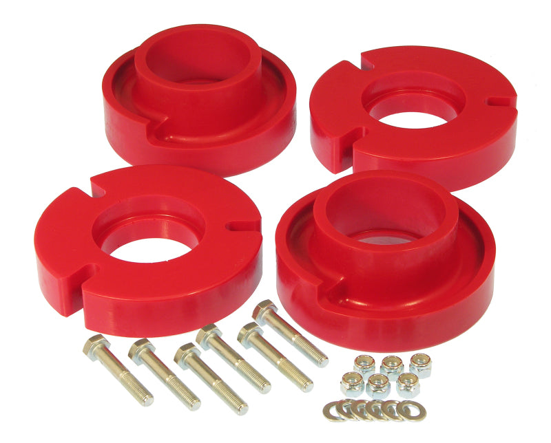 Entretoise de levage de 2,5 po pour ressort hélicoïdal avant Prothane 04+ Ford F150 - Rouge