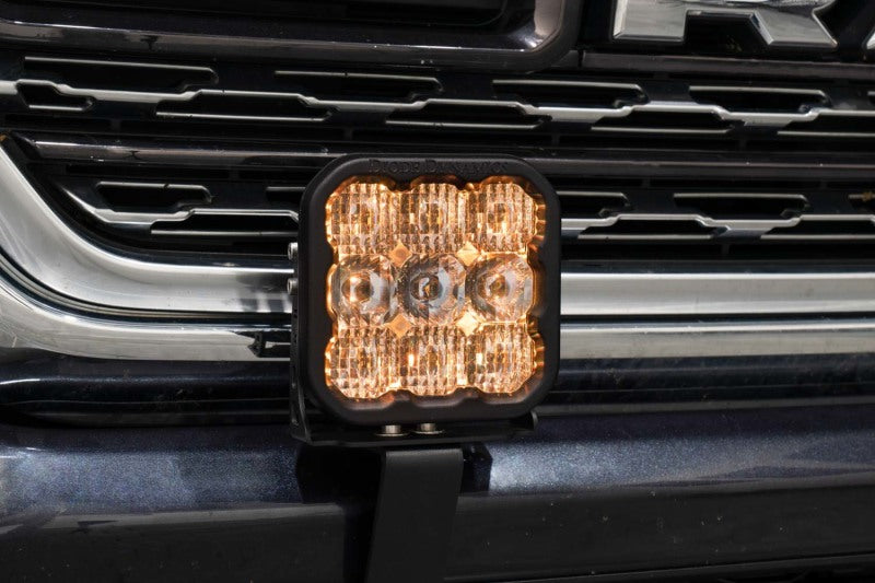 Kit d'éclairage à LED pour pare-chocs SS5 de Diode Dynamics pour Ram 2019 à aujourd'hui - Combo jaune sport