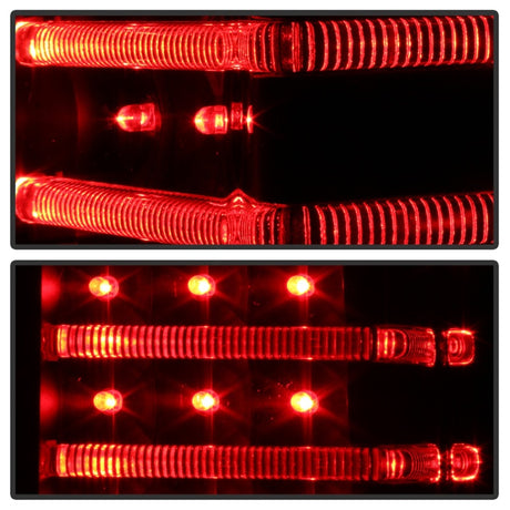 Feux arrière à LED Xtune Hummer H3 06-09 (non H3T) Noir ALT-ON-HH306-LED-BK