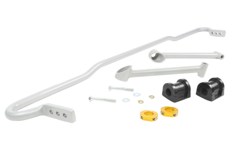 Barre stabilisatrice arrière Whiteline 08+ Subaru WRX Hatch / 08-09 Subaru STi 22 mm Swaybar-X robuste Lame réglable (i