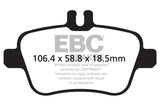 Plaquettes de frein arrière EBC 13+ Mercedes-Benz CLA250 2.0 Turbo Yellowstuff