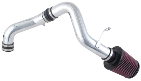 K&amp;N 03-04 Honda Acord L4-2.4L Admission de RAM courte Typhoon polie