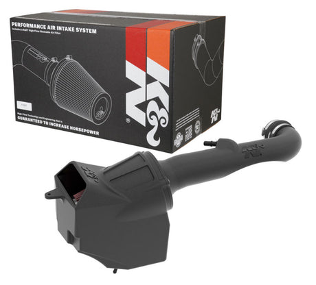 Admission d'air hautes performances K&amp;N 2018 Jeep Wrangler JL V6-3.6LF/I