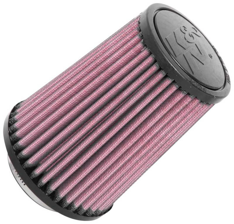 Filtre en caoutchouc universel K&amp;N 2-1/2 po Flg / 4-1/2 po OD B / 3-1/2 po OD T / 6 po H - Dessus noir