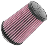 Filtre en caoutchouc universel K&amp;N 2-1/2 po Flg / 4-1/2 po OD B / 3-1/2 po OD T / 6 po H - Dessus noir