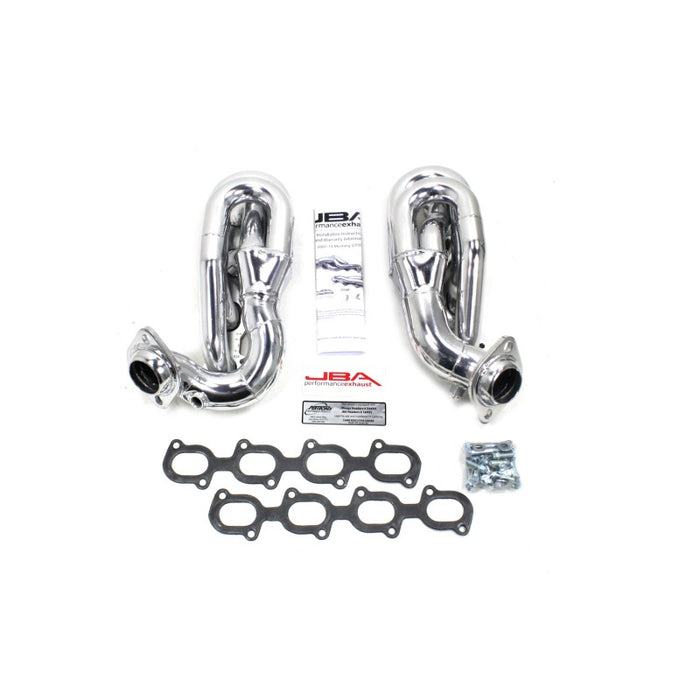 Collecteur d'échappement JBA 07-14 Ford GT500 5,4/5,8 L 4 soupapes 1-5/8 po primaire argent Ctd Cat4Ward