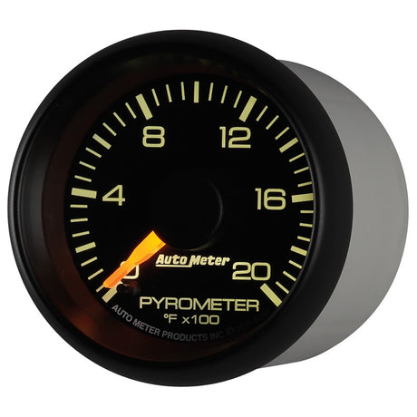 Kit de jauge pyrotechnique Autometer Factory Match Chevy 2-1/16 po FSE 0-2000