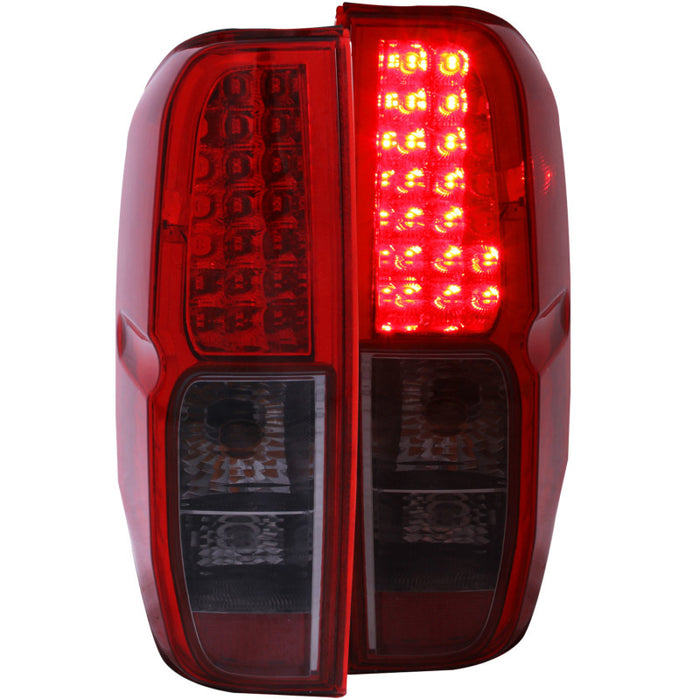 ANZO 2005-2008 Feux arrière à LED Nissan Frontier Rouge/Fumée