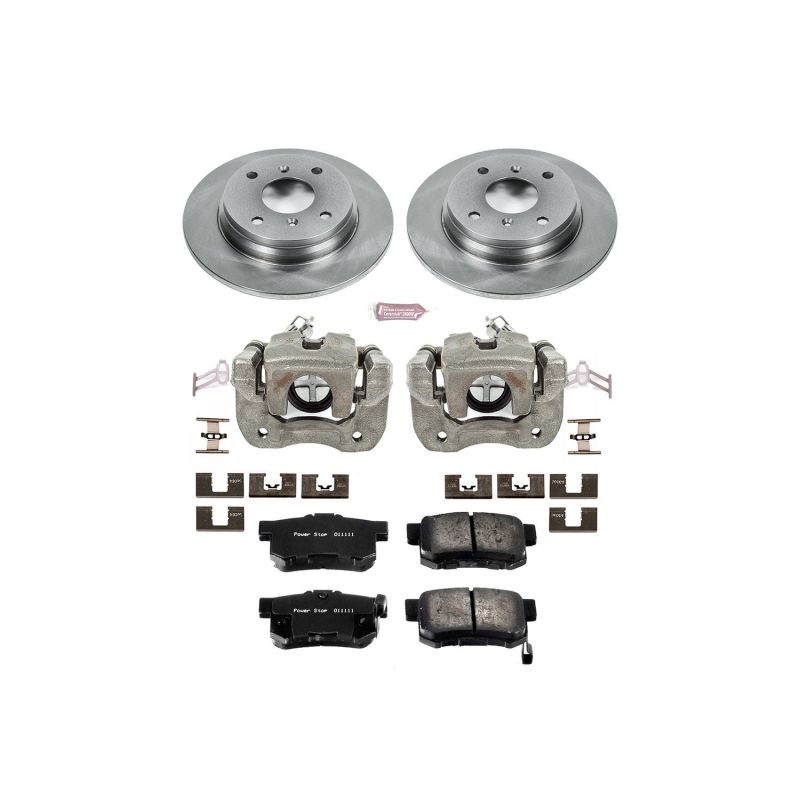 Kit de freins arrière Power Stop Autospecialty avec étriers pour Honda Prelude 92-96
