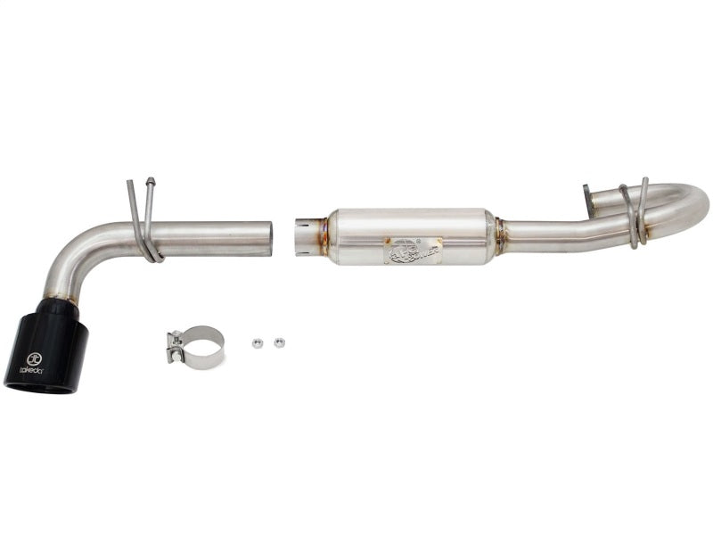 aFe Takeda 11-16 Scion TC 2.5L 2 1/4-2 1/2po Échappement arrière en acier inoxydable avec embout noir