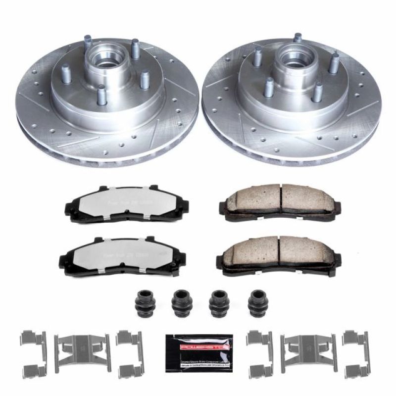 Power Stop 95-97 Ford Ranger Front Z36 Truck & Tow Brake Kit