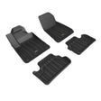 3D MAXpider 21-23 Polestar 2 Elitect 1st & 2nd Row Floormats - Black 3D MAXpider