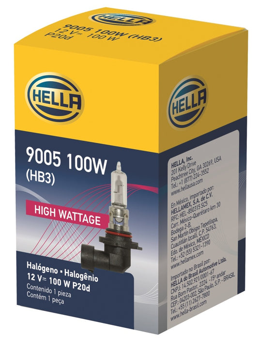 Ampoule halogène Hella 9005/HB3 12V 100W P20d T4