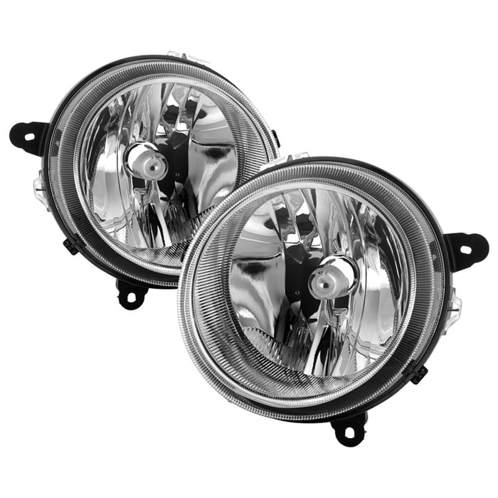 Phares de style OEM xTune 07-17 Jeep Patriot (sans feux de mise à niveau automatique) - Chrome (HD-JH-JPA07-OE-C)