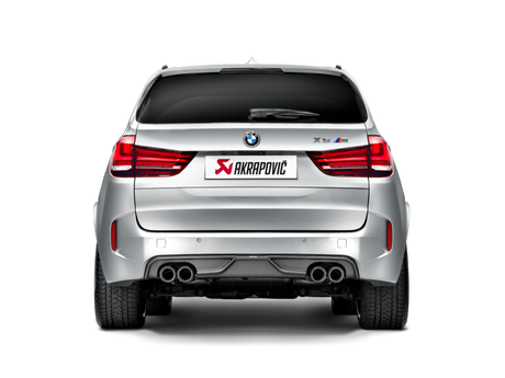 Arrière de catalyseur Akrapovic Evolution Line 15-17 BMW X5M (F85) (titane) avec embouts en carbone