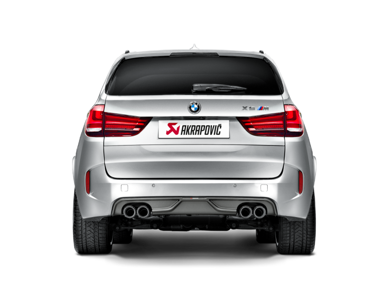 Arrière de catalyseur Akrapovic Evolution Line 15-17 BMW X5M (F85) (titane) avec embouts en carbone