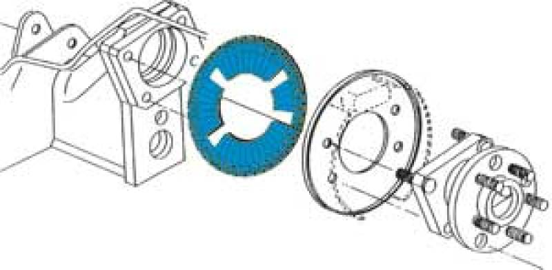 Cale de carrossage/orteil à double angle SPC Performance EZ Shim (bleue)