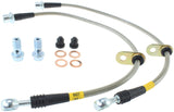 Conduites de frein arrière en acier inoxydable StopTech 92-01 pour Toyota Camry