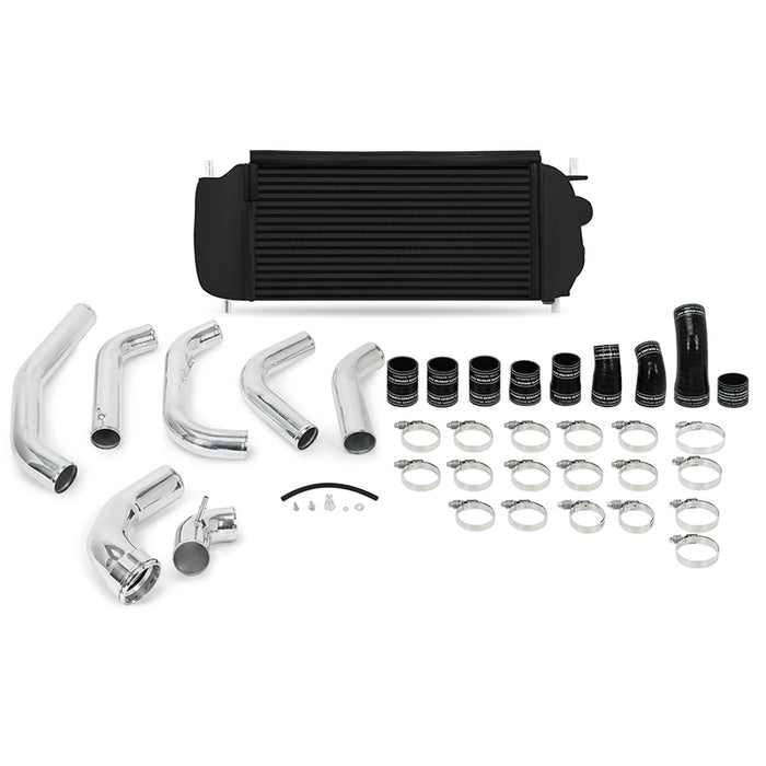 Kit de refroidisseur intermédiaire Mishimoto 15-16 Ford F-150 EcoBoost 3,5 L noir avec tuyaux polis