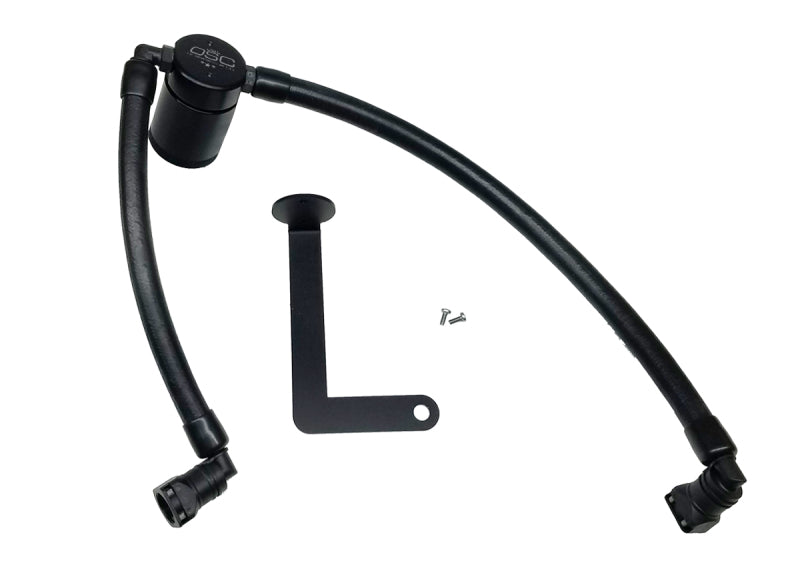 Séparateur d'huile côté passager J&amp;L 10-19 Ford Flex EcoBoost V6 3.0 - Anodisé noir