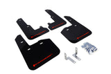 Bavette garde-boue Rally Armor 15-19 Subaru Legacy noire UR avec logo rouge