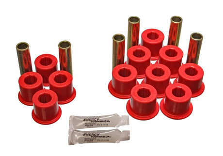 Ensemble de bagues de ressort arrière Energy Suspension - Rouge